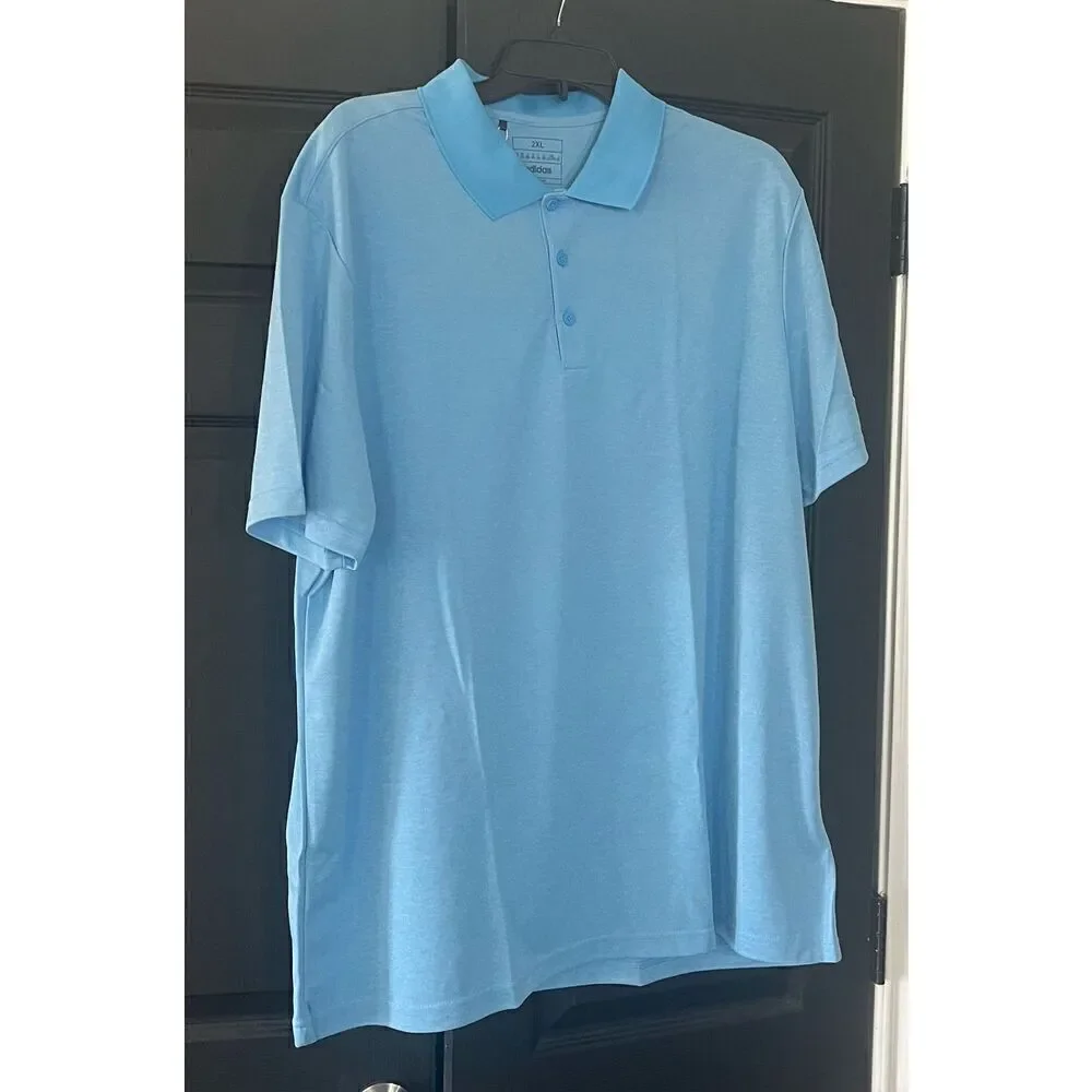 adidas Men's Performance Heathered Polo Shirt